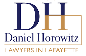 Medical Lawyer Dan Horowitz logo with his name daniel horowitz and dh