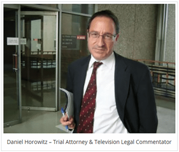 National Practitioner Data Bank (NPDB) lawyer Daniel Horowitz standing outside the US District Court in San Francisco